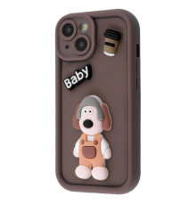 Чохол Pretty Things Case iPhone 14 brown/baby