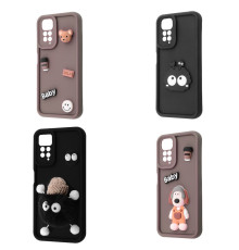 Чохол Pretty Things Case Xiaomi Redmi Note 11 4G/Redmi Note 11S brown/fluffy white