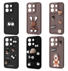Чохол Pretty Things Case Xiaomi Redmi Note 13 4G brown/fluffy white 2003000225433