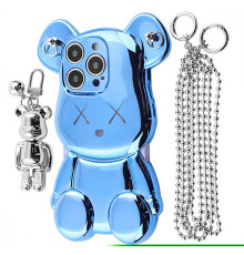 Чохол Teddy Bear Case with Strap iPhone 15 Pro sierra blue 2001001958473