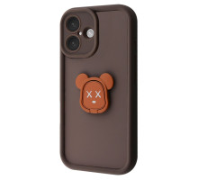 Чохол Pretty Case iPhone 16 bear/brown