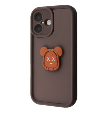 Чохол Pretty Case iPhone 16 bear/brown