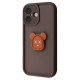 Чохол Pretty Case iPhone 16 bear/brown