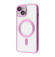 Чохол Metal Matte Case with Magnetic Ring iPhone 15 pink 2001001799472