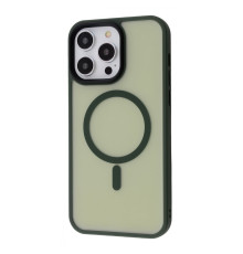 Чохол WAVE Matte Insane Case with Magnetic Ring iPhone 14 Pro green