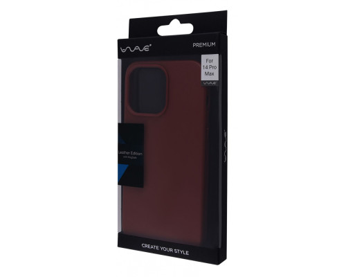 Чохол WAVE Premium Leather Edition Case with Magnetic Ring iPhone 14 Pro Max ink 2001000588725