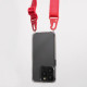 Чохол WAVE Clear Case with Strap iPhone 14 green