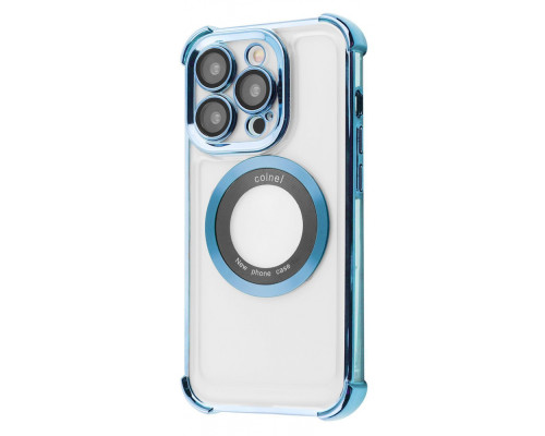 Чохол Glossy Case with Magnetic Ring iPhone 15 Pro sierra blue