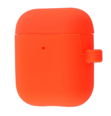 Чохол Silicone Case Slim with Carbine for AirPods 2 spicy orange