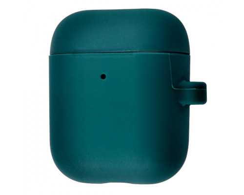 Чохол Silicone Case Slim with Carbine for AirPods 2 cosmos blue