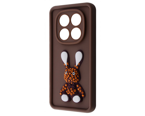 Чохол Pretty Things Case Xiaomi Redmi Note 14 4G (Global) brown/rabbit 2003000227260