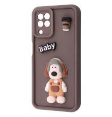 Чохол Pretty Things Case Samsung Galaxy A22/M22/M32 (A225F/M225F/M325F) brown/baby