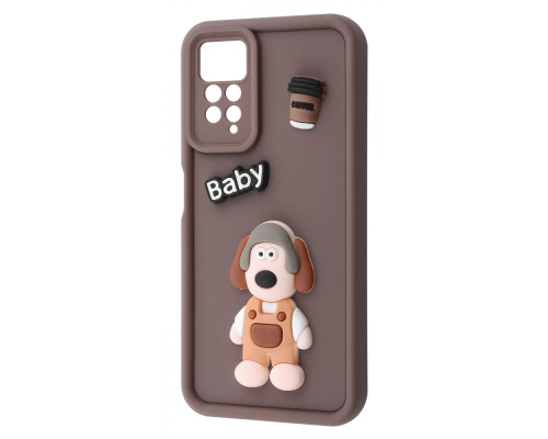 Чохол Pretty Things Case Xiaomi Redmi Note 11 Pro/Redmi Note 12 Pro 4G brown/baby 2001001904890