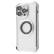 Чохол Glossy Case with Magnetic Ring iPhone 14 Pro Max silver