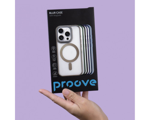 Чохол Proove Blur Case with Magnetic Ring iPhone 15 natural titanium 2001001971519 6901128807523