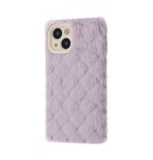 Чохол Fluffy Love Case iPhone 14 purple