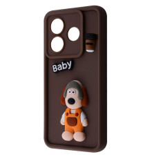 Чохол Pretty Things Case Xiaomi Redmi Note 14 5G brown/baby