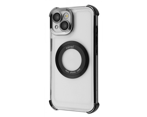 Чохол Glossy Case with Magnetic Ring iPhone 14 black