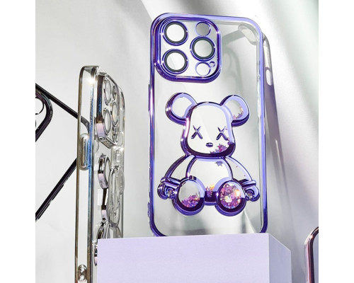 Чохол Shining Bear Case iPhone 13 purple