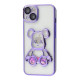 Чохол Shining Bear Case iPhone 13 purple