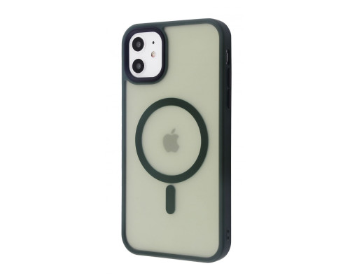 Чохол WAVE Matte Insane Case with Magnetic Ring iPhone 11 green