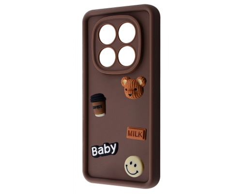 Чохол Pretty Things Case Xiaomi Redmi Note 14 Pro+ brown/bear 2003000179606