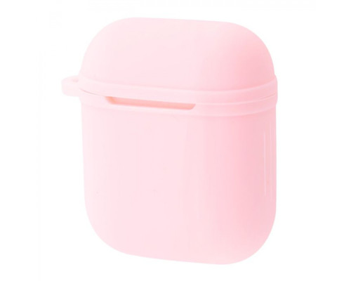 Чохол Silicone Shock-proof case for Airpods 1/2 pink