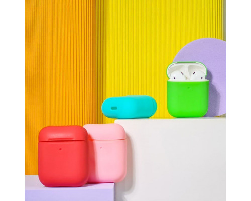 Чохол Silicone Case Slim for AirPods 2 camellia