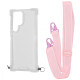 Чохол WAVE Clear Case with Strap Samsung Galaxy S24 Ultra pink sand 2001001905668