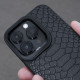 Чохол Kajsa Snake Pattern iPhone 13 Pro Max burgundy