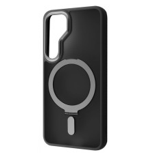 Чохол WAVE Attraction Case with Magnetic Ring Samsung Galaxy S25 gray 2003000202526