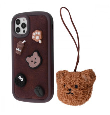 Чохол Cute Toy Case iPhone 15 Pro brown
