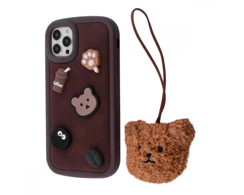 Чохол Cute Toy Case iPhone 15 Pro brown