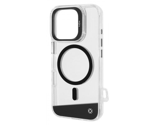 Чохол Kajsa Aluminium Shield with Magnetic Ring iPhone 16 Pro gun metal 2003000170733