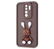 Чохол Pretty Things Case Xiaomi Redmi Note 8 Pro brown/rabbit