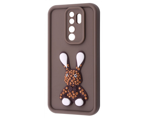 Чохол Pretty Things Case Xiaomi Redmi Note 8 Pro brown/rabbit