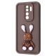 Чохол Pretty Things Case Xiaomi Redmi Note 8 Pro brown/rabbit