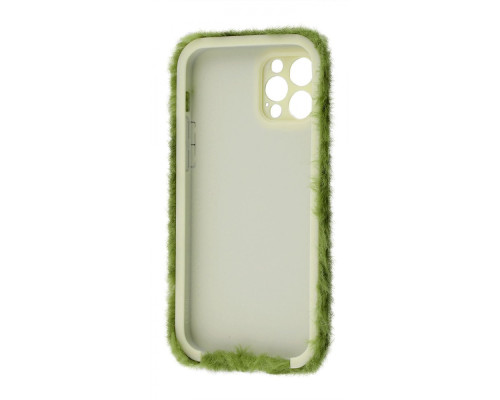 Чохол Fluffy Love Case iPhone 12 Pro pink