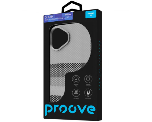 Чохол Proove Gleam Case with Magnetic Ring iPhone 16 graphite 2003000271010