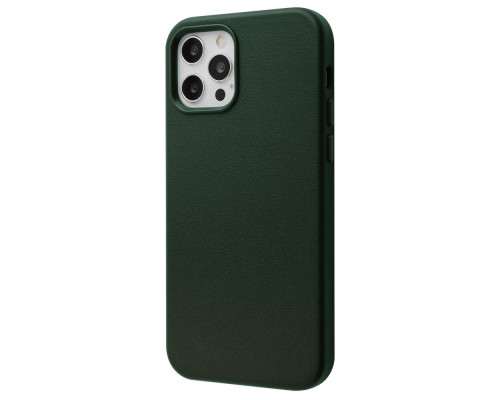 Чохол WAVE Premium Leather Edition Case with Magnetic Ring iPhone 13 Pro sequoia green