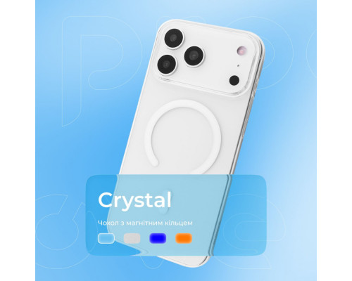 Чохол Proove Crystal Case with Magnetic Ring iPhone 18 Pro black 2003000341478 6901141769105