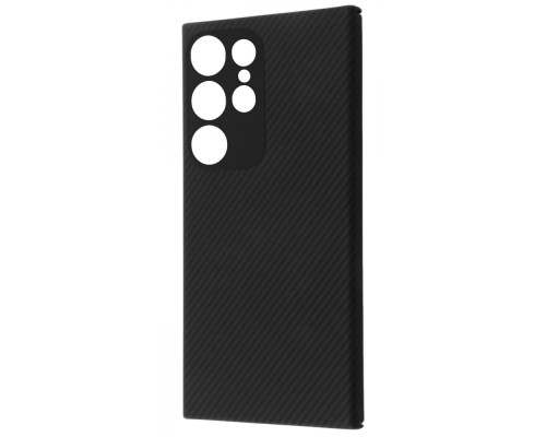 Чохол WAVE Premium Carbon Slim with Magnetic Ring Samsung Galaxy S23 Ultra black 2001001960490