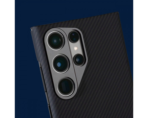 Чохол WAVE Premium Carbon Slim with Magnetic Ring Samsung Galaxy S23 Ultra black 2001001960490