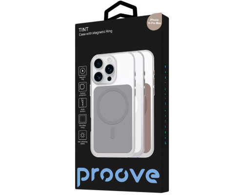 Чохол Proove Tint Case with Magnetic Ring iPhone 16 Pro Max white 2003000312126 6901143854946