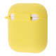 Чохол Silicone Case Full for AirPods 1/2 black currant
