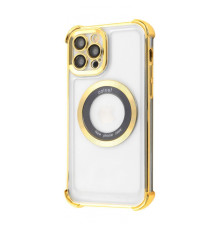 Чохол Glossy Case with Magnetic Ring iPhone 12 Pro gold
