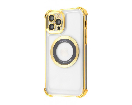 Чохол Glossy Case with Magnetic Ring iPhone 12 Pro gold