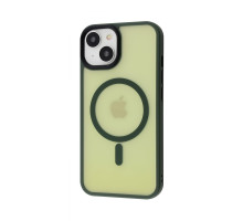 Чохол WAVE Matte Insane Case with Magnetic Ring iPhone 14 green