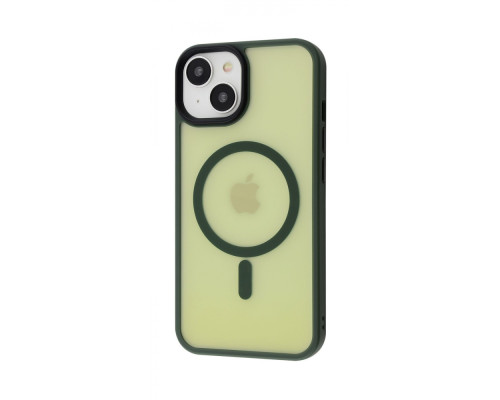 Чохол WAVE Matte Insane Case with Magnetic Ring iPhone 14 green