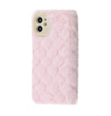 Чохол Fluffy Love Case iPhone 15 Pro pink